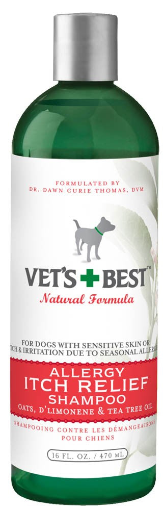 Vet's Best Allergy & Itch Relief Shampoo 1ea/16 oz Vet's Best Dog Grooming Shampoo and Conditioners