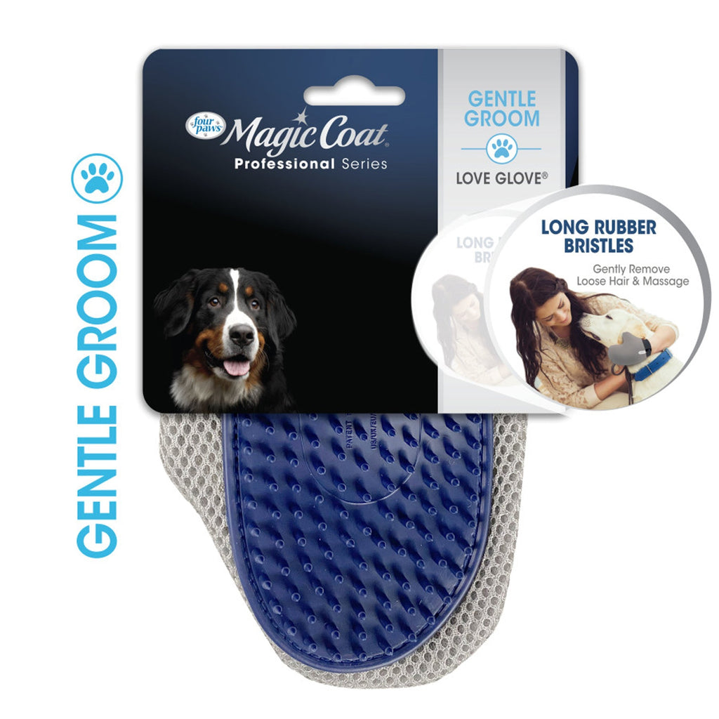 Four Paws Magic Coat Professional Series Love Glove Dog Grooming Mitt Grooming Mit 1ea/One Size Four Paws Dog Grooming Tools