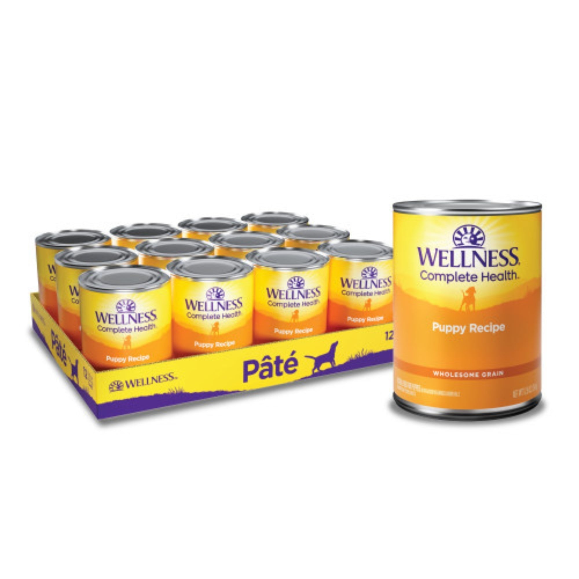 Wellness Dog Complete Health Puppy Recipe 12.5oz. (Case of 12) Wellness Pet Food Dog Food Wet