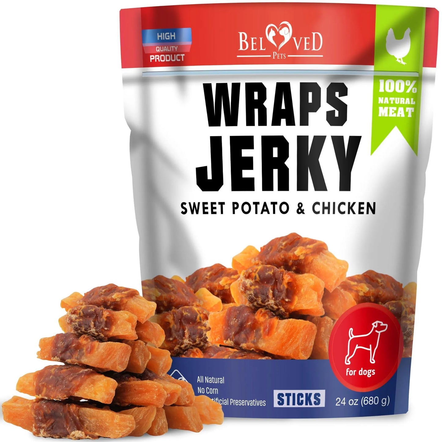 Wraps Jerky Human Grade Pet Snacks