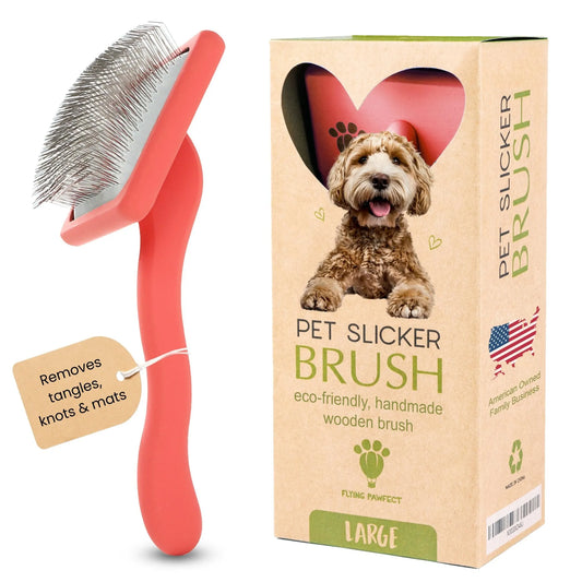 Eco-Friendly Dog Grooming Brush