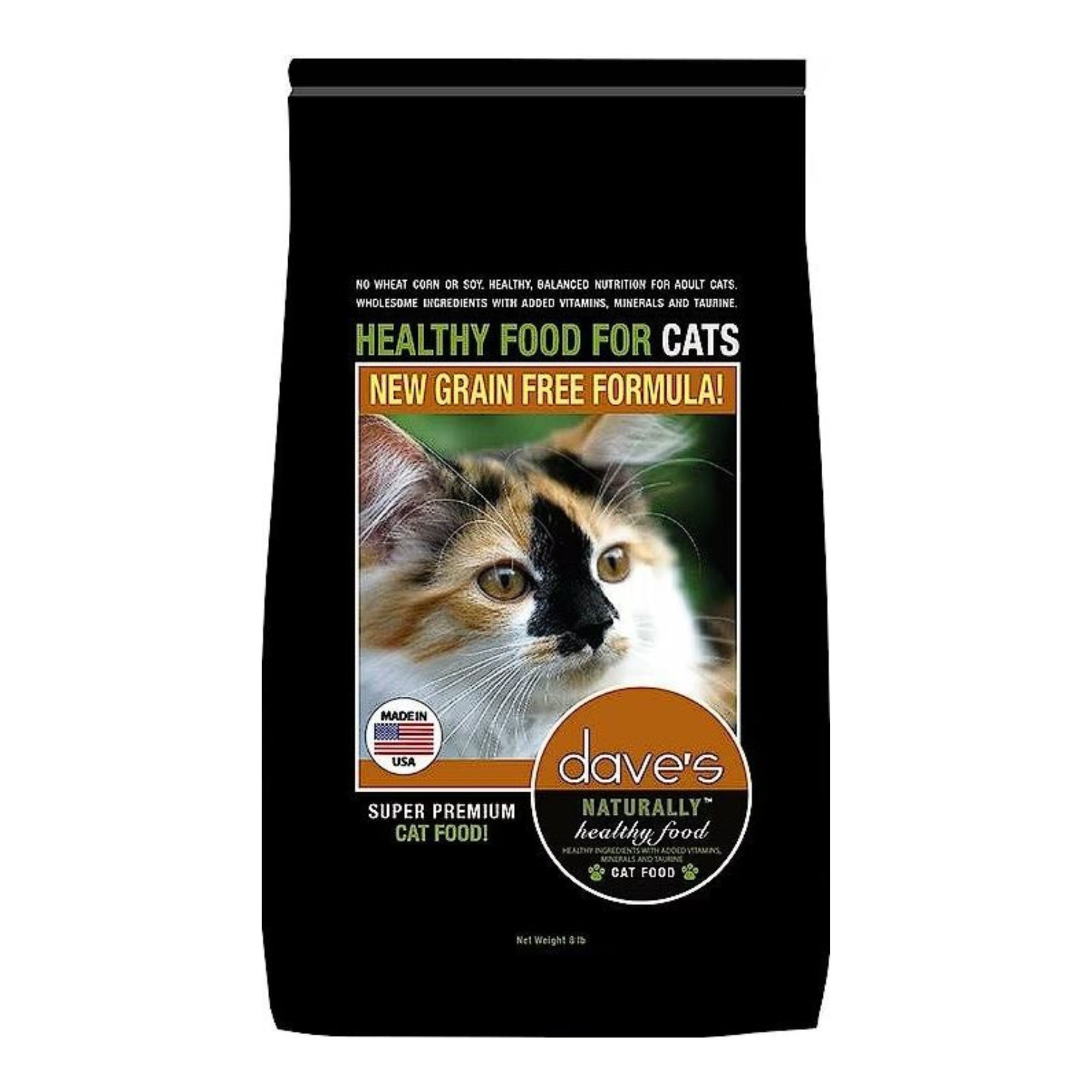 Dave's Cats Naturally Healthy Adult Cat Food 8 Lbs Daves Pet Food Cat Food Dry