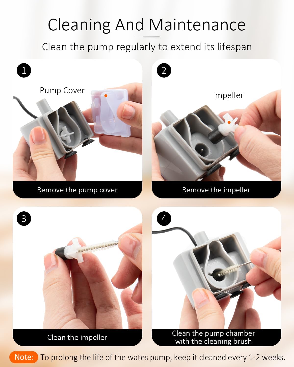 Cat Water Fountain 74oz/2.2L Pet Fountain Automatic Pet Water Fountain Upgraded Water Pump Dog Water Dispenser Two Modes with Multi-Filtration for Cats Dogs Pets Bargo Shop