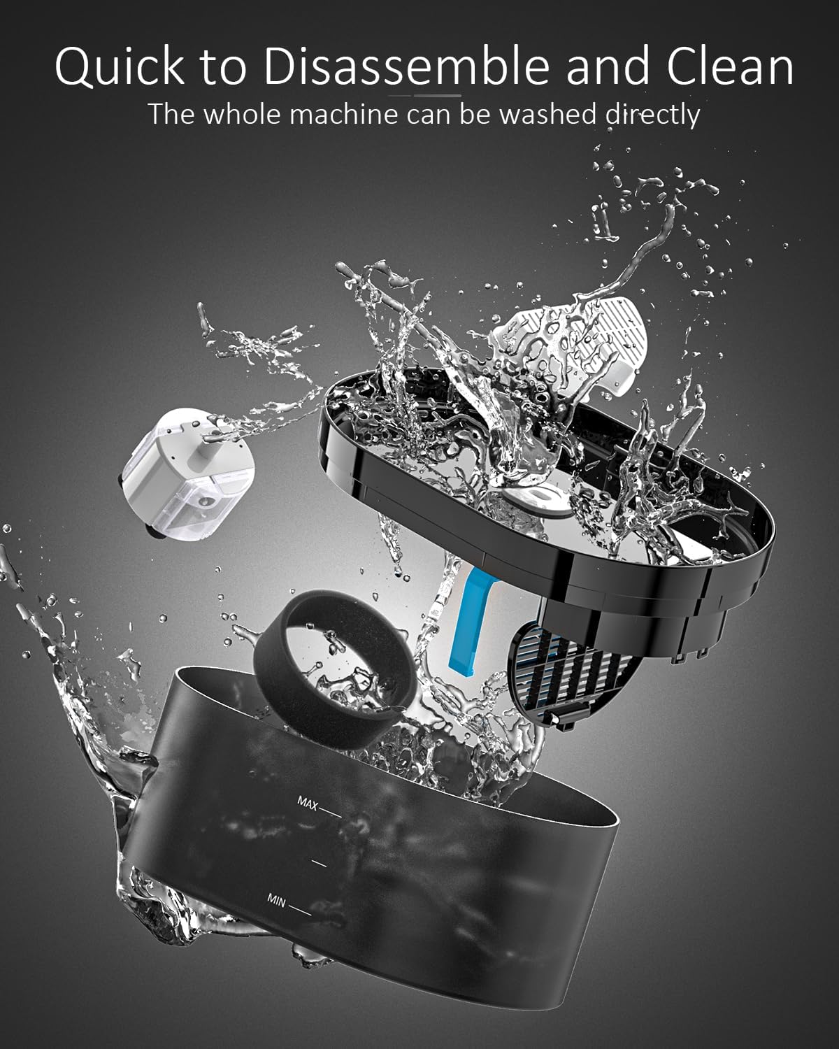 Cat Water Fountain 74oz/2.2L Pet Fountain Automatic Pet Water Fountain Upgraded Water Pump Dog Water Dispenser Two Modes with Multi-Filtration for Cats Dogs Pets Bargo Shop