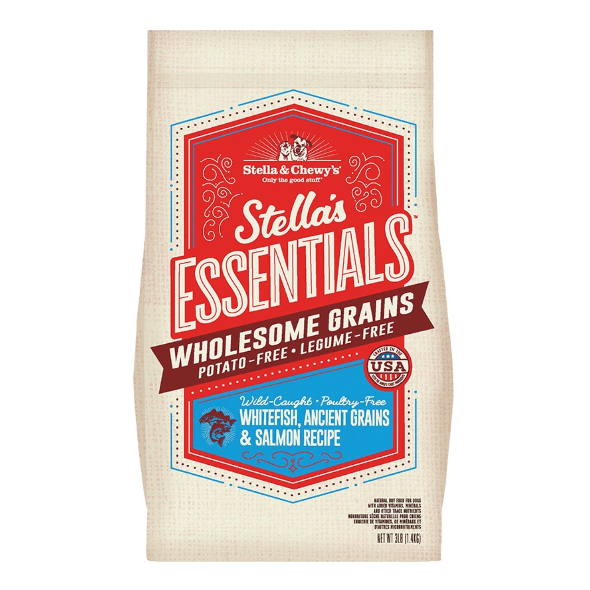 Stella & Chewy's Dog Essentials Whitefish & Ancient Grains 25Lb Stella & Chewys Dog Food Freeze Dried