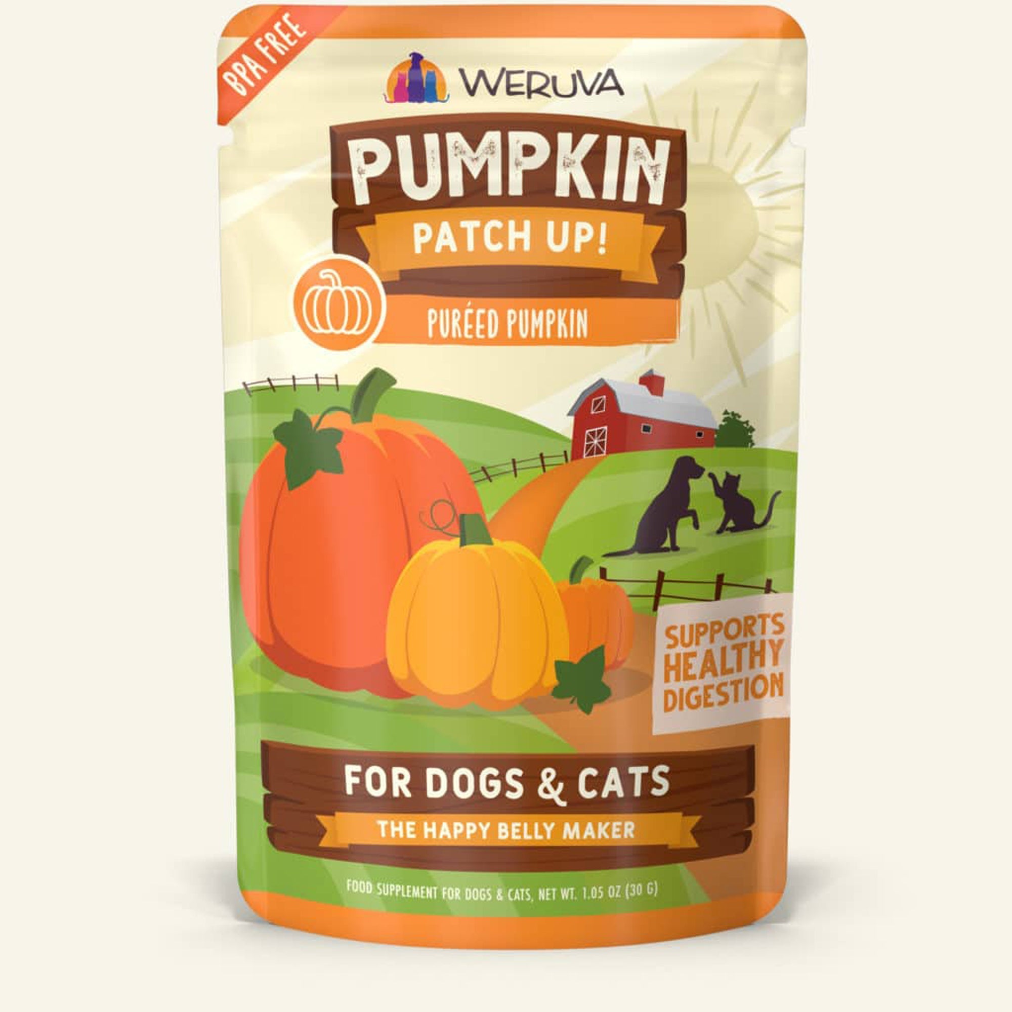 Weruva Dog And Cat Pumpkin 1.05oz. Variety Pack Pouch (Case of 12) Weruva Dog Food Wet