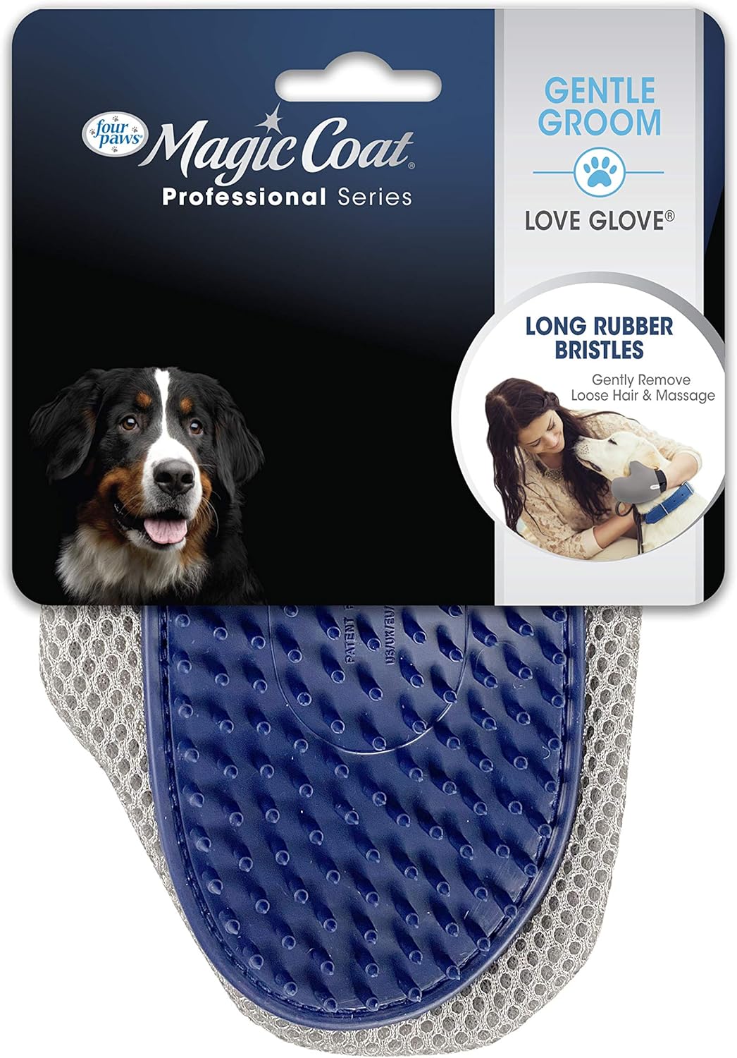 Four Paws Magic Coat Professional Series Love Glove Dog Grooming Mitt Grooming Mit 1ea/One Size Four Paws Dog Grooming Tools