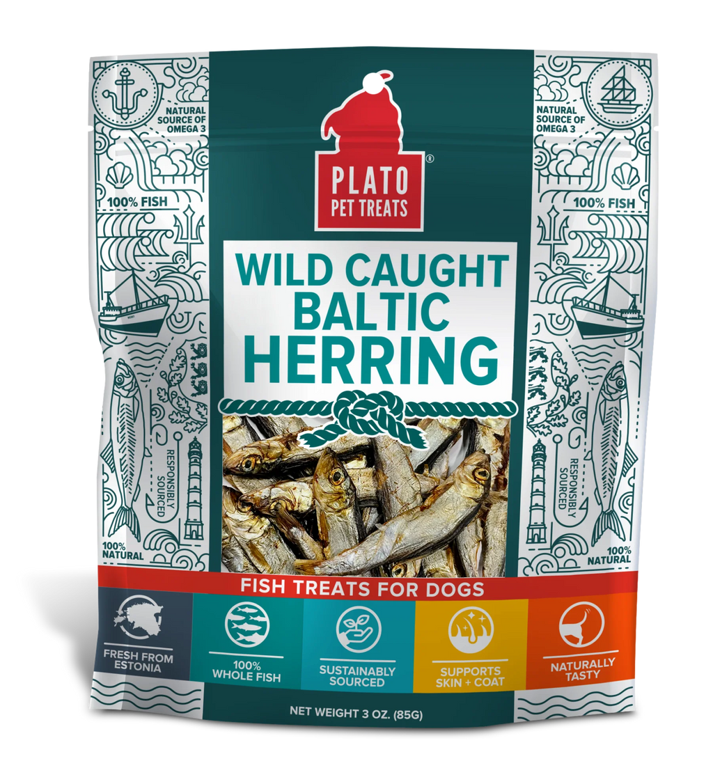 Plato Dog Baltic Herring 3 oz. Plato Pet Treats Dog Treats Jerky