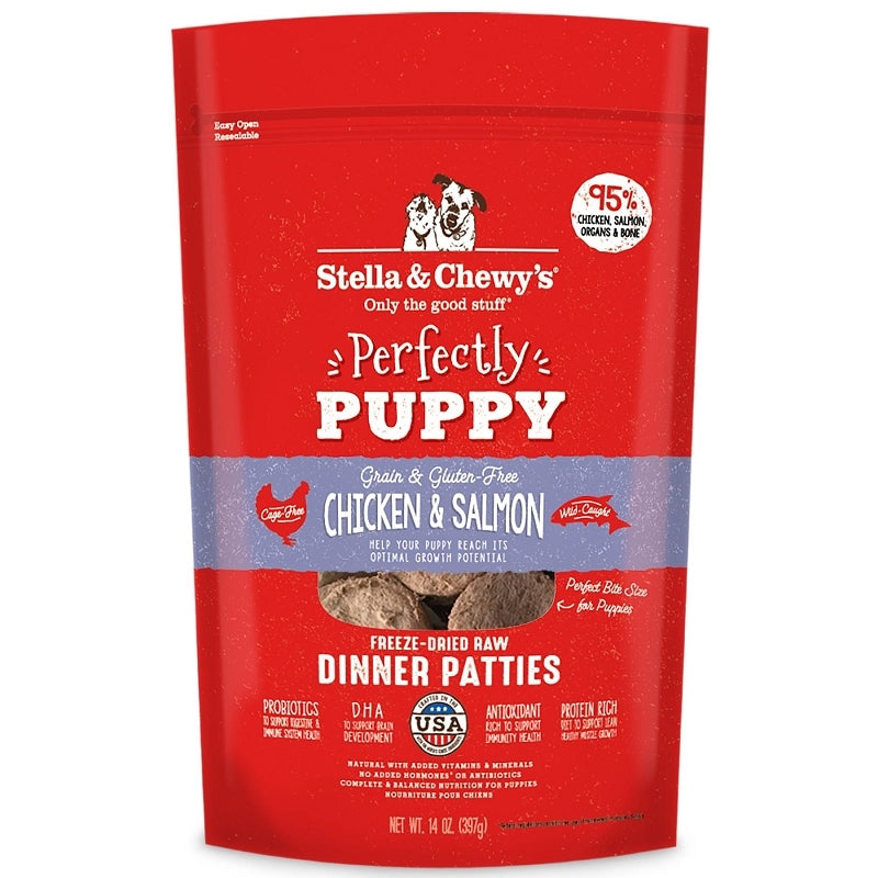 Stella And Chewys Dog Freeze Dried Puppy Chicken Salmon 5.5 oz. Stella & Chewys Dog Food Freeze Dried