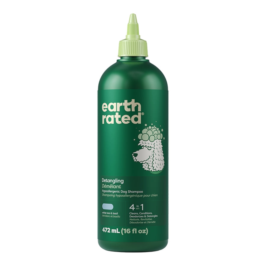 EARTH RATED DOG SHAMPOO DETANGLING 16OZ Earth Rated Dog Grooming Waterless