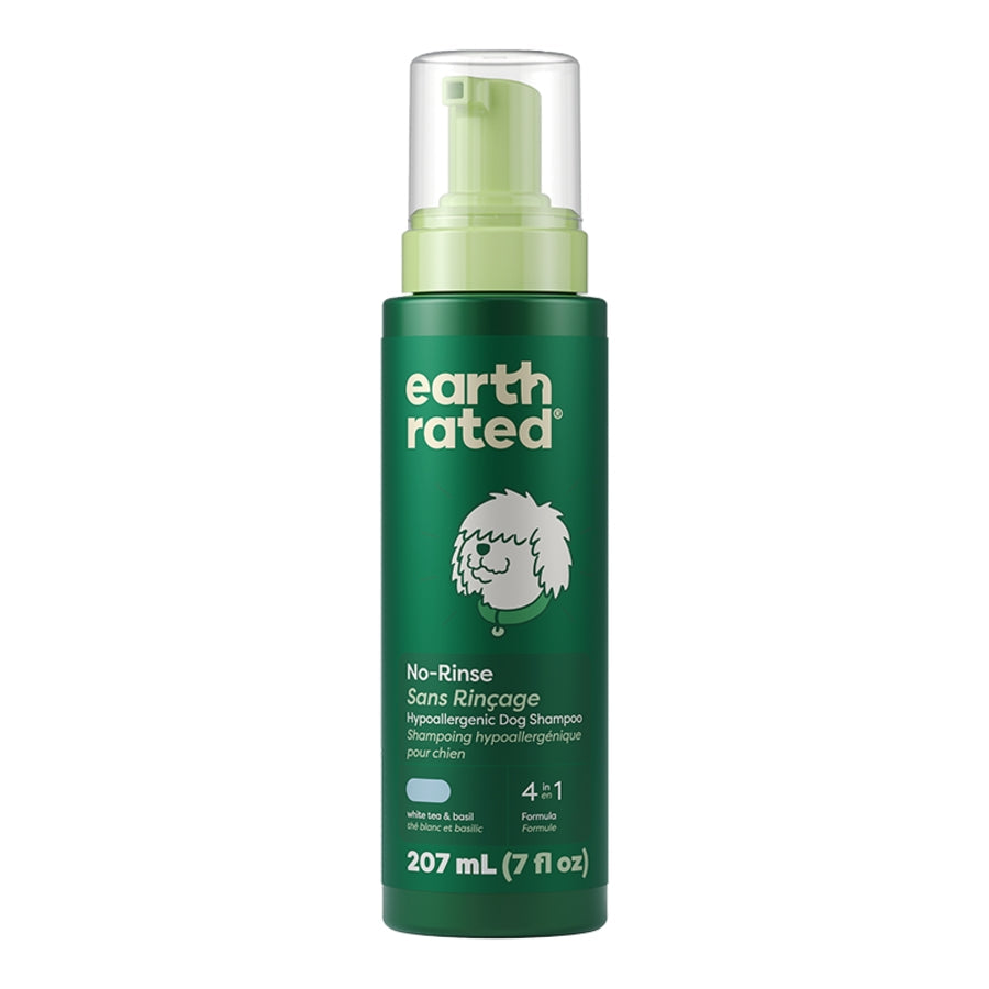 EARTH RATED DOG SHAMPOO NO RINSE 7OZ Earth Rated Dog Grooming Waterless