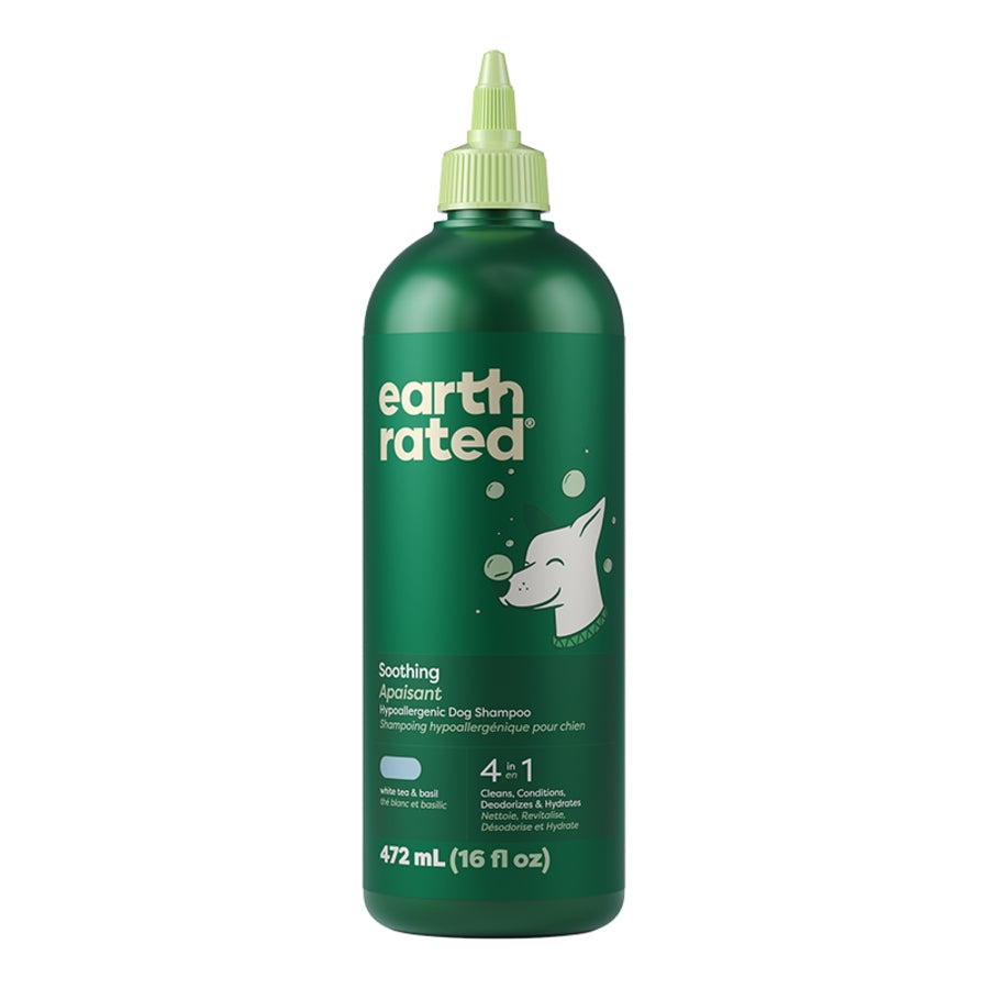 EARTH RATED DOG SHAMPOO SOOTHING 16OZ Earth Rated Dog Grooming Waterless