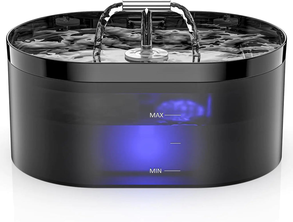 Cat Water Fountain 74oz/2.2L Pet Fountain Automatic Pet Water Fountain Upgraded Water Pump Dog Water Dispenser Two Modes with Multi-Filtration for Cats Dogs Pets Bargo Shop