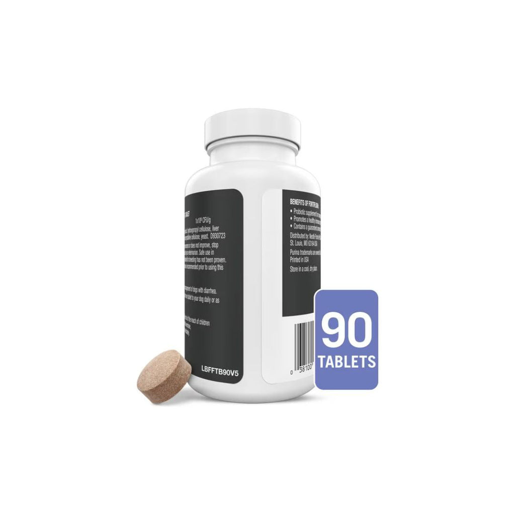 Purina Pro Plan Veterinary Diets FortiFlora Chewable Tablets Probiotic Digestive Supplement for Dogs, 90 tablets Purina Veterinary Dog Supplements Digestive and Urinary